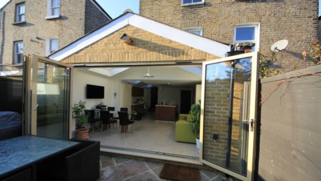 Completed rear extension engineered by Geomatec